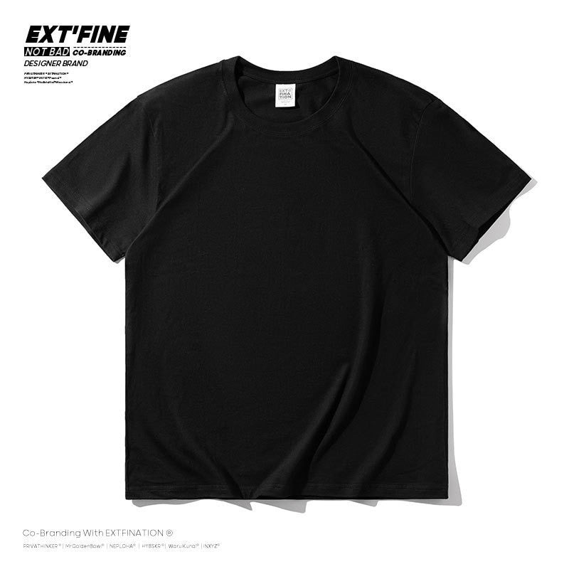 Privathinker 100% Dense Cotton Short Sleeve T-shirt Men 2022 Summer Casual Tshirt Harajuku T Shirt Tops Tee Men&#39;s Clothing