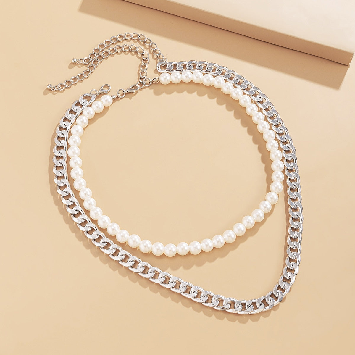 YWZIXLN 2021 Trend Elegant Jewelry Wedding Big Pearl Necklace For Women Fashion White Imitation Pearl Choker Necklace N0179