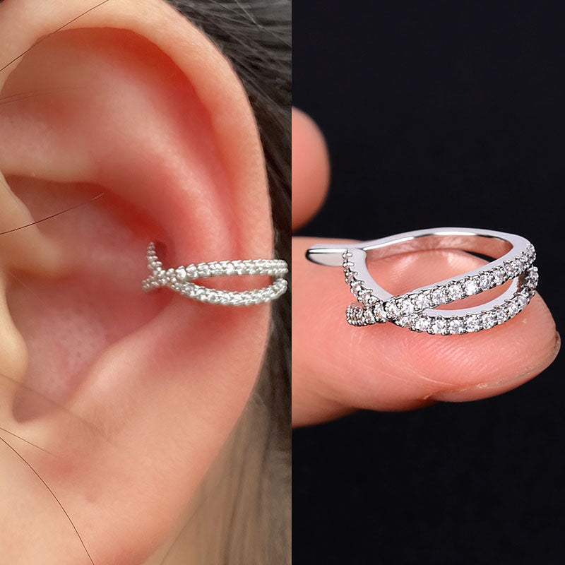 1Pc Helix Cartilage Conch Fake Without Piercing Ear Cuffs Earcuff Wrap Rock Earring Cuff No Piercing Women Clip Adjustable