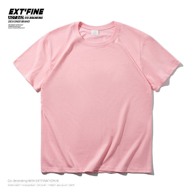 Privathinker 100% Dense Cotton Short Sleeve T-shirt Men 2022 Summer Casual Tshirt Harajuku T Shirt Tops Tee Men&#39;s Clothing