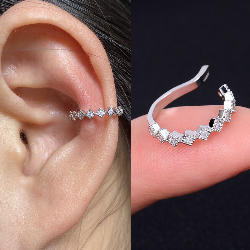 1Pc Helix Cartilage Conch Fake Without Piercing Ear Cuffs Earcuff Wrap Rock Earring Cuff No Piercing Women Clip Adjustable