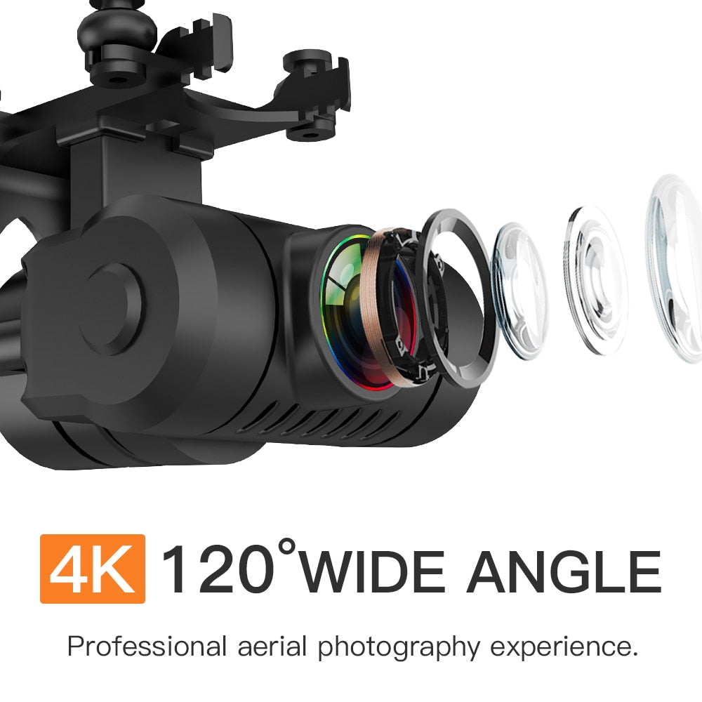 2022 New GPS Drone 4k Profesional 8K HD Camera 2-Axis Gimbal Anti-Shake Aerial Photography Brushless Foldable Quadcopter 1.2km