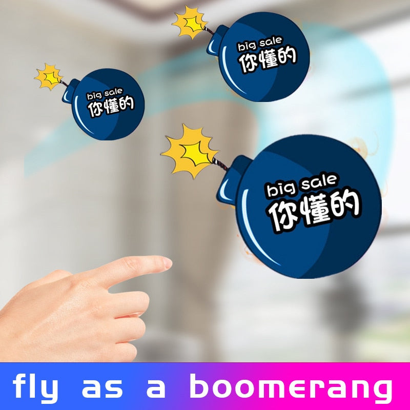 Flying Ball Boomerang Flyorb Magic With LED Lights Drone Hover Ball Fly Nova Orb Flying Spinner Fidget Toys Children Family Gift