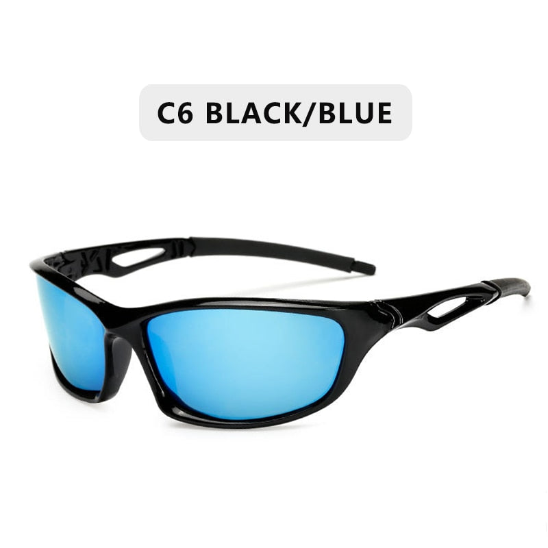 2022 New Polarized Sunglasses Men Brand Designer Square Sports Sun Glasses for Men Driving Fishing Black Frame Goggle UV400