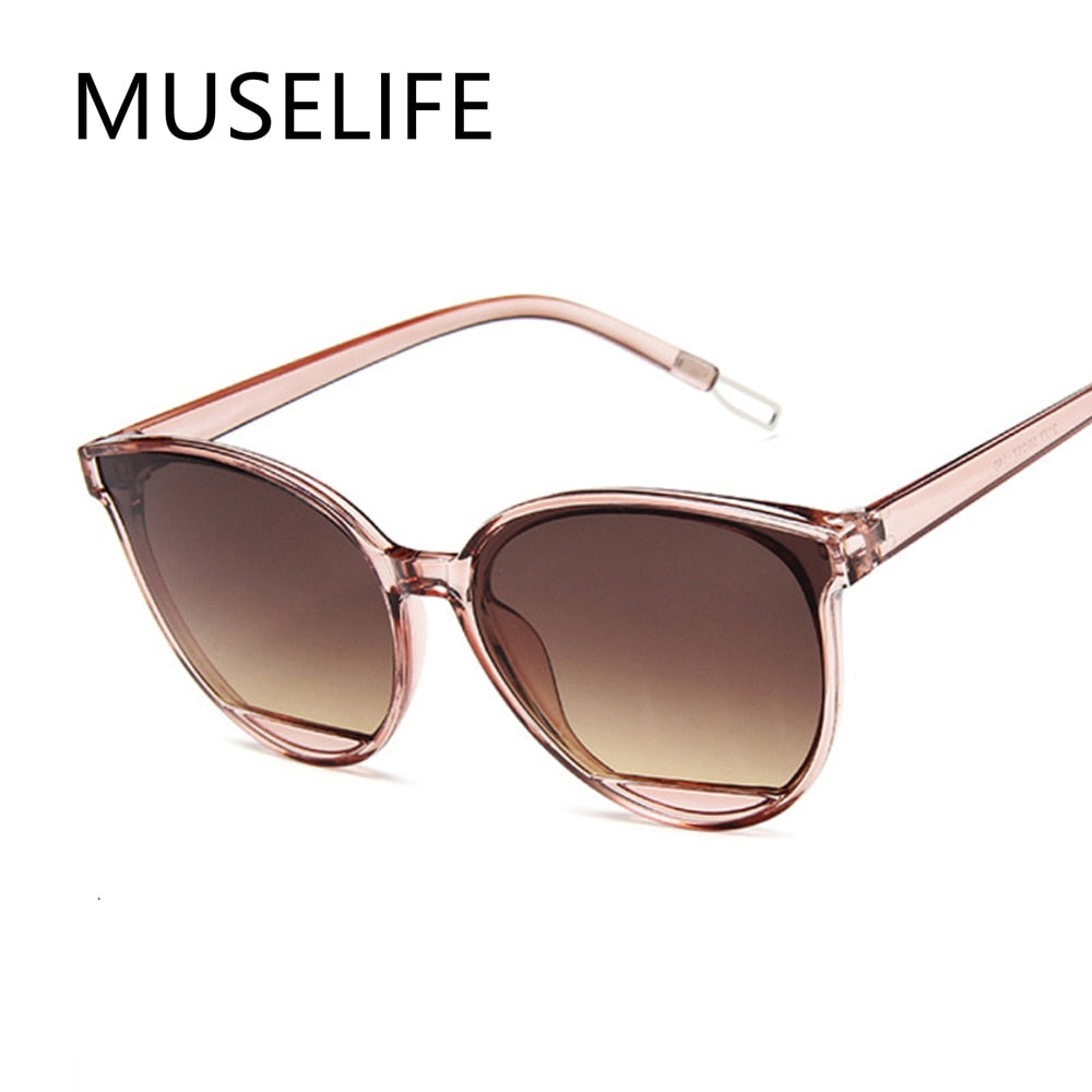 New Arrival 2022 Fashion Sunglasses Women Vintage Metal Mirror Classic Vintage Sun Glasses Female Oculos De Sol Feminino UV400