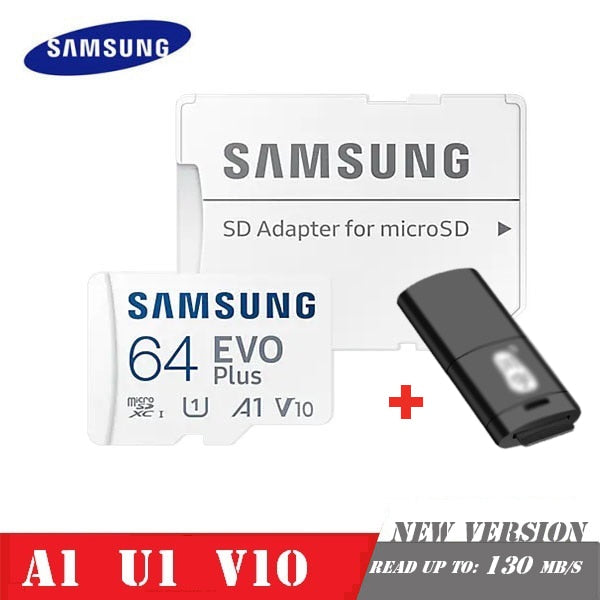 SAMSUNG EVO Plus Memory Card 32GB/SDHC 64GB/128GB/256GB/512GB SDXC Micro SD/TF Flash Cards MicroSD UHS-1 For Phone Drone Camera