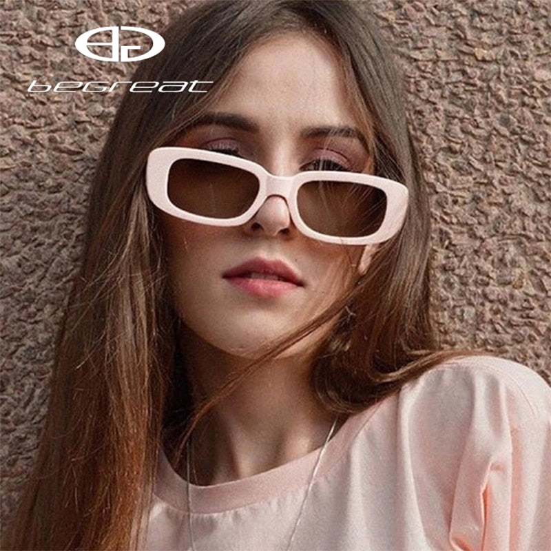 Begreat Oculos Lunette De Soleil Femm Classic Retro Square Sunglasses Women Brand Vintage Travel Small Rectangle Sun Glasses